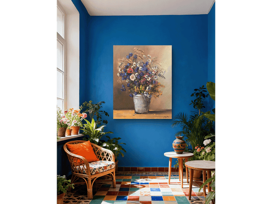 'Flowers in a bucket' - James Yates