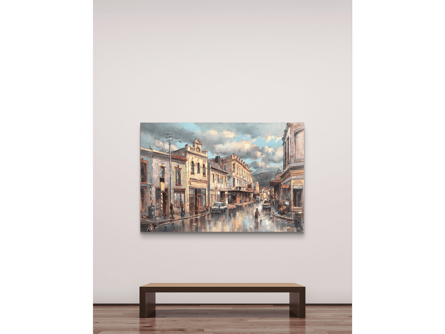 'Wet day in Hanover Street' - James Yates