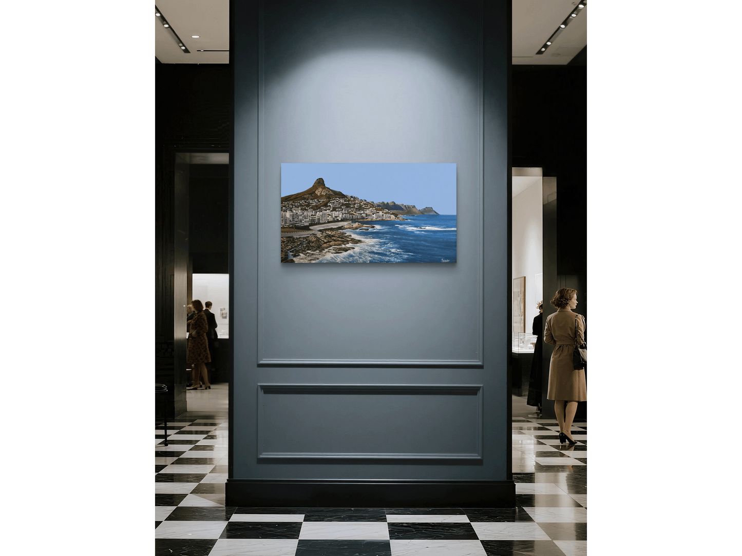 'Bantry Bay to Hout Bay mountains' - Mike Forrester