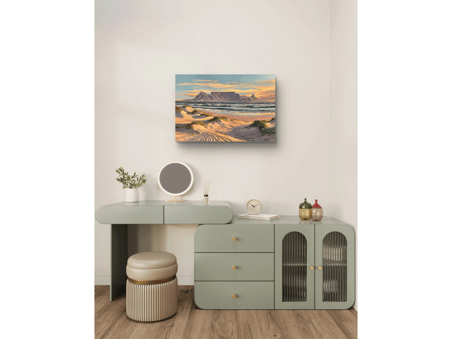 'Evening Light on Table Mountain' - James Yates