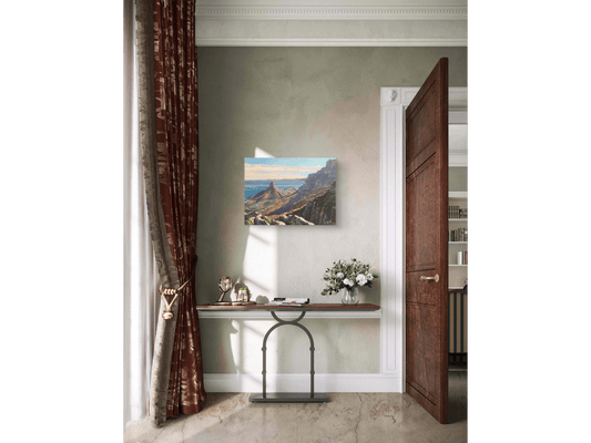 'Lion's Head and Robben Island from Table Mountain' - James Yates