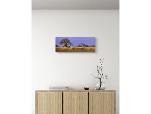 'Baobabs at Dusk' - Dawie Fourie