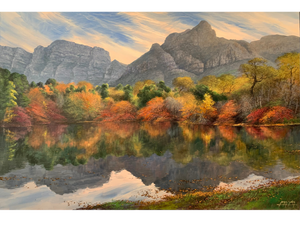 'Autumn reflections in the Newlands forest' - James Yates