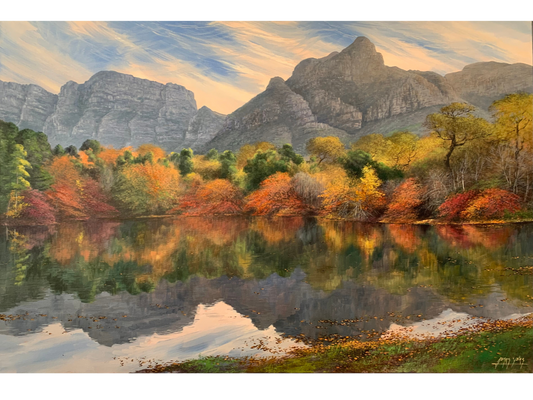'Autumn reflections in the Newlands forest' - James Yates