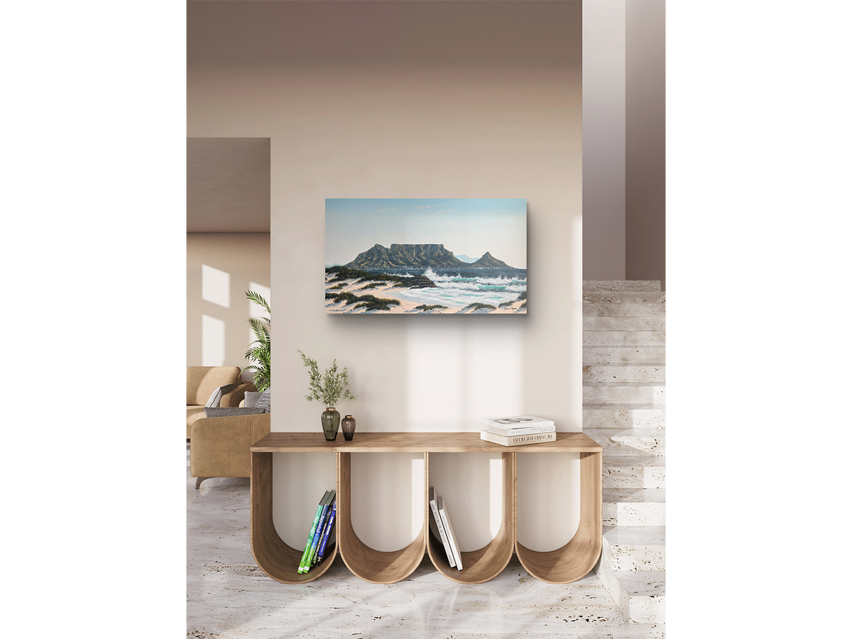 'Table Mountain, viewed from Bloubergstrand' - Gareth Munro