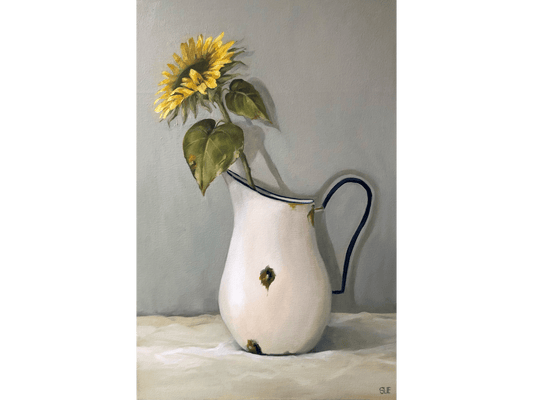'Sunflower in Enamel' - Sue Paulsen