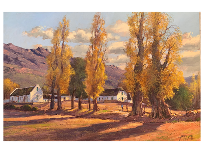'Golden Poplars at Wupperthal' - James Yates