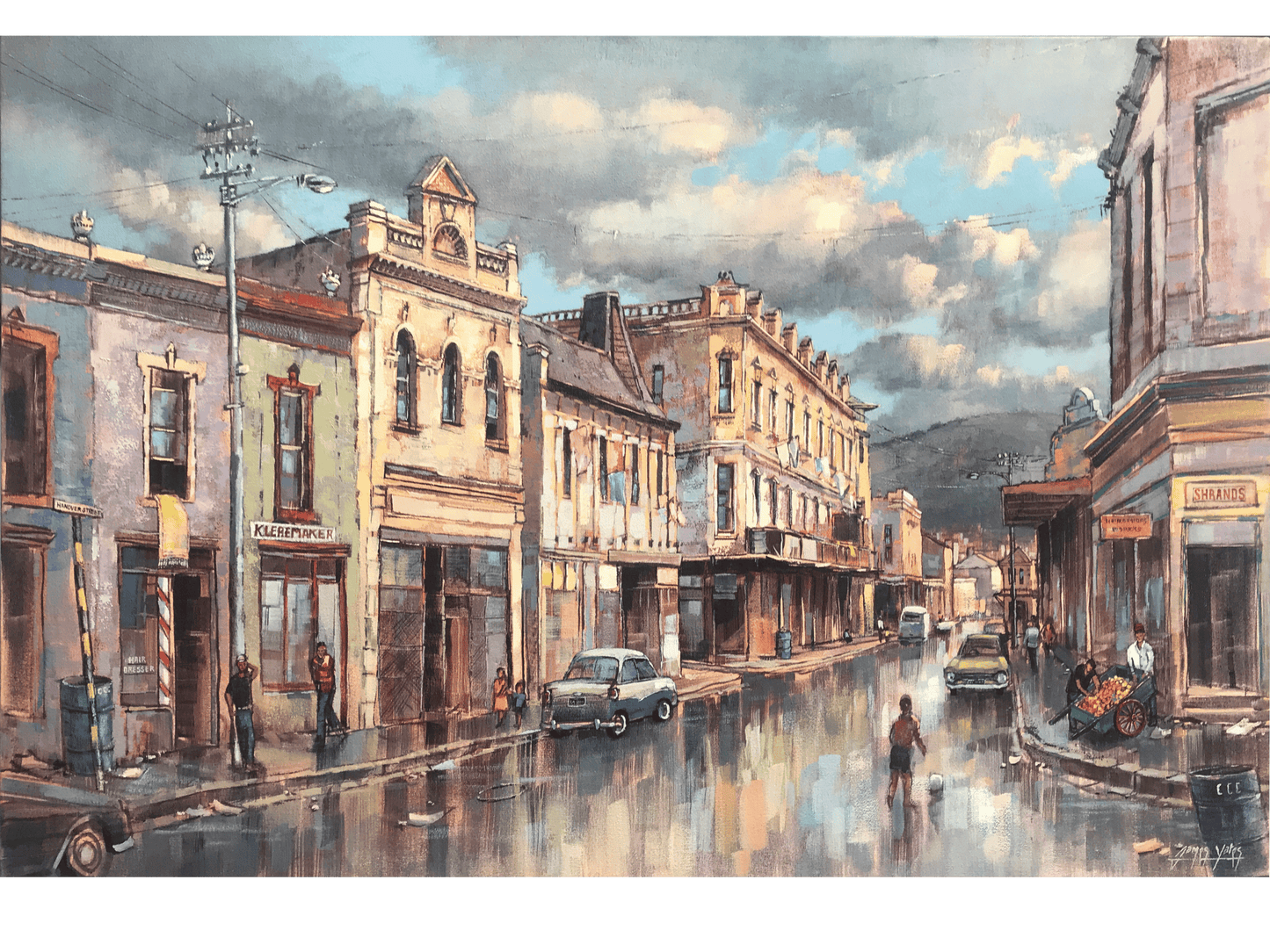 'Wet day in Hanover Street' - James Yates