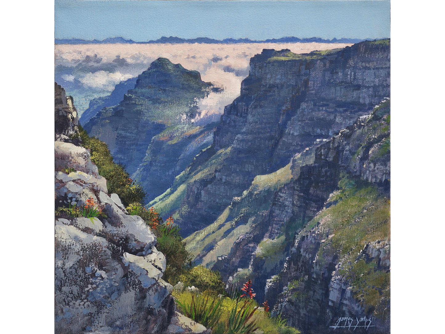 'Looking Down Platteklip Gorge' - James Yates