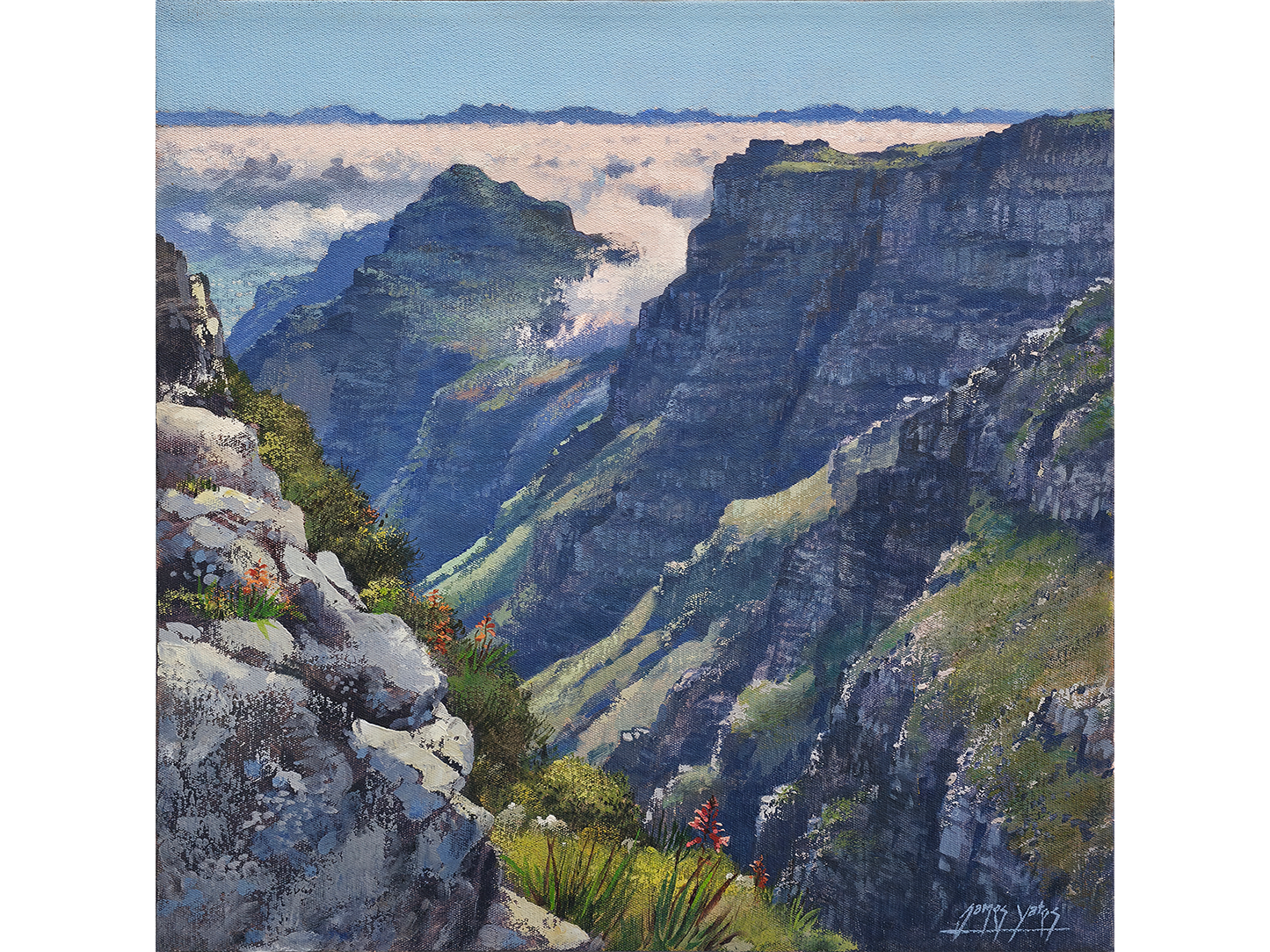 'Looking Down Platteklip Gorge' - James Yates