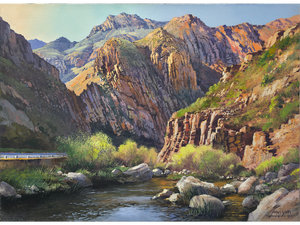 'Meirings Poort near Oudtshoorn' - James Yates