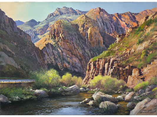 'Meirings Poort near Oudtshoorn' - James Yates