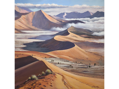 'Sea mist at Sossusvlei, Namibia' - James Yates