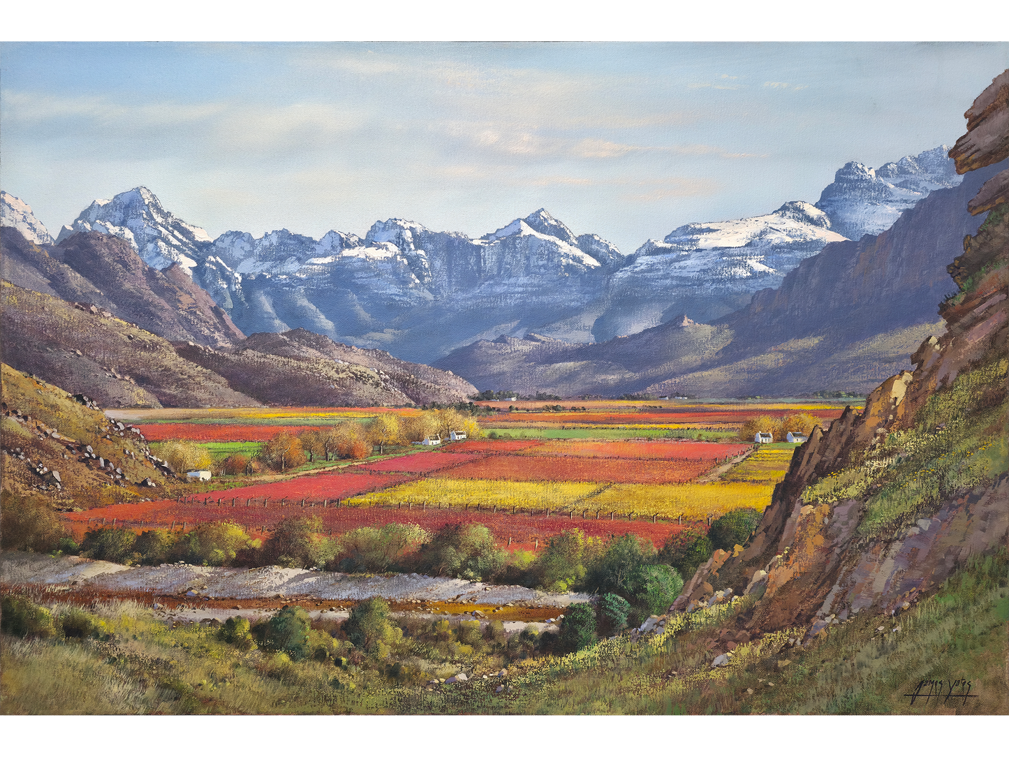 'Autumn snow in the Hex River Valley' - James Yates