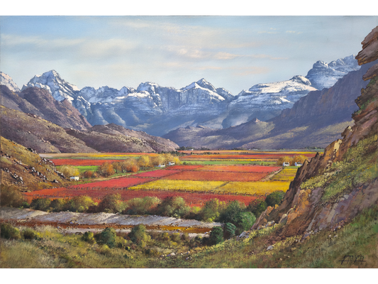 'Autumn snow in the Hex River Valley' - James Yates