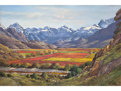 'Autumn snow in the Hex River Valley' - James Yates