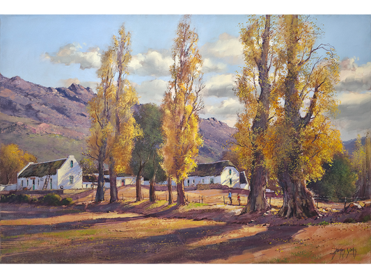 'Golden Poplars at Wupperthal' - James Yates