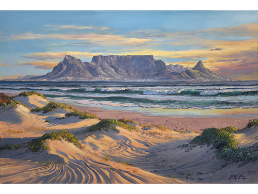 'Evening Light on Table Mountain' - James Yates