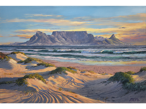 'Evening Light on Table Mountain' - James Yates