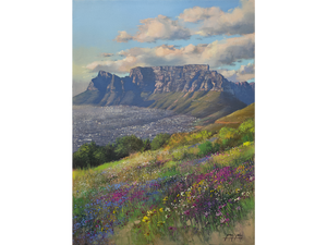 'Spring flowers on Signal Hill' - James Yates