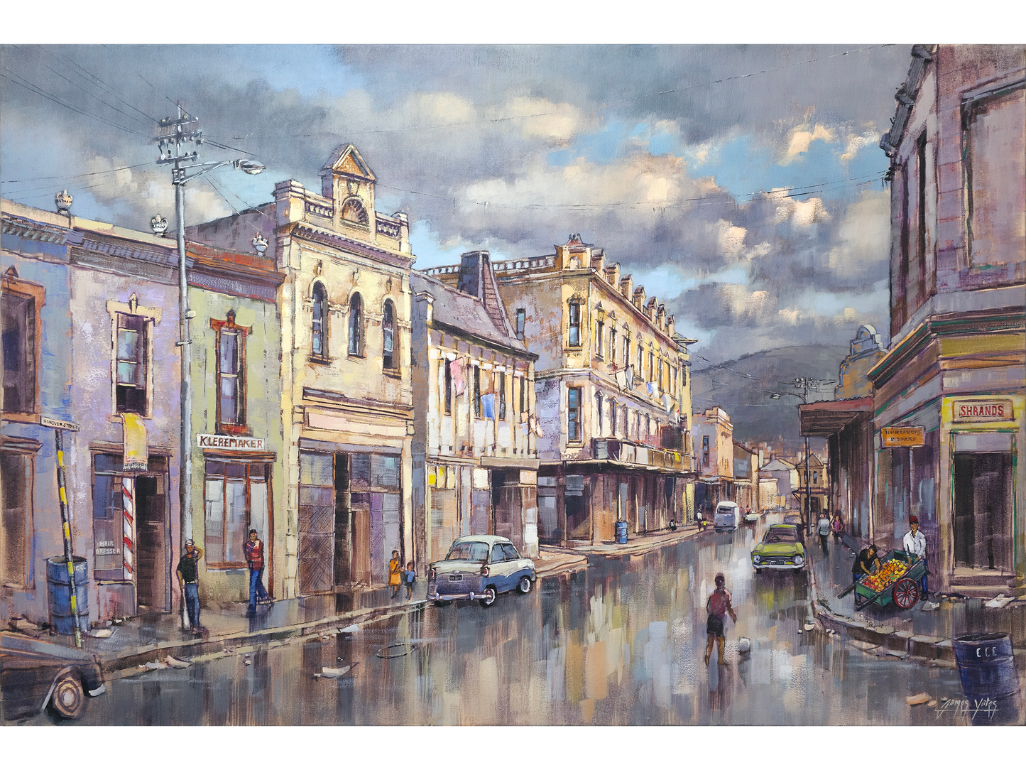 'Wet day in Hanover Street' - James Yates