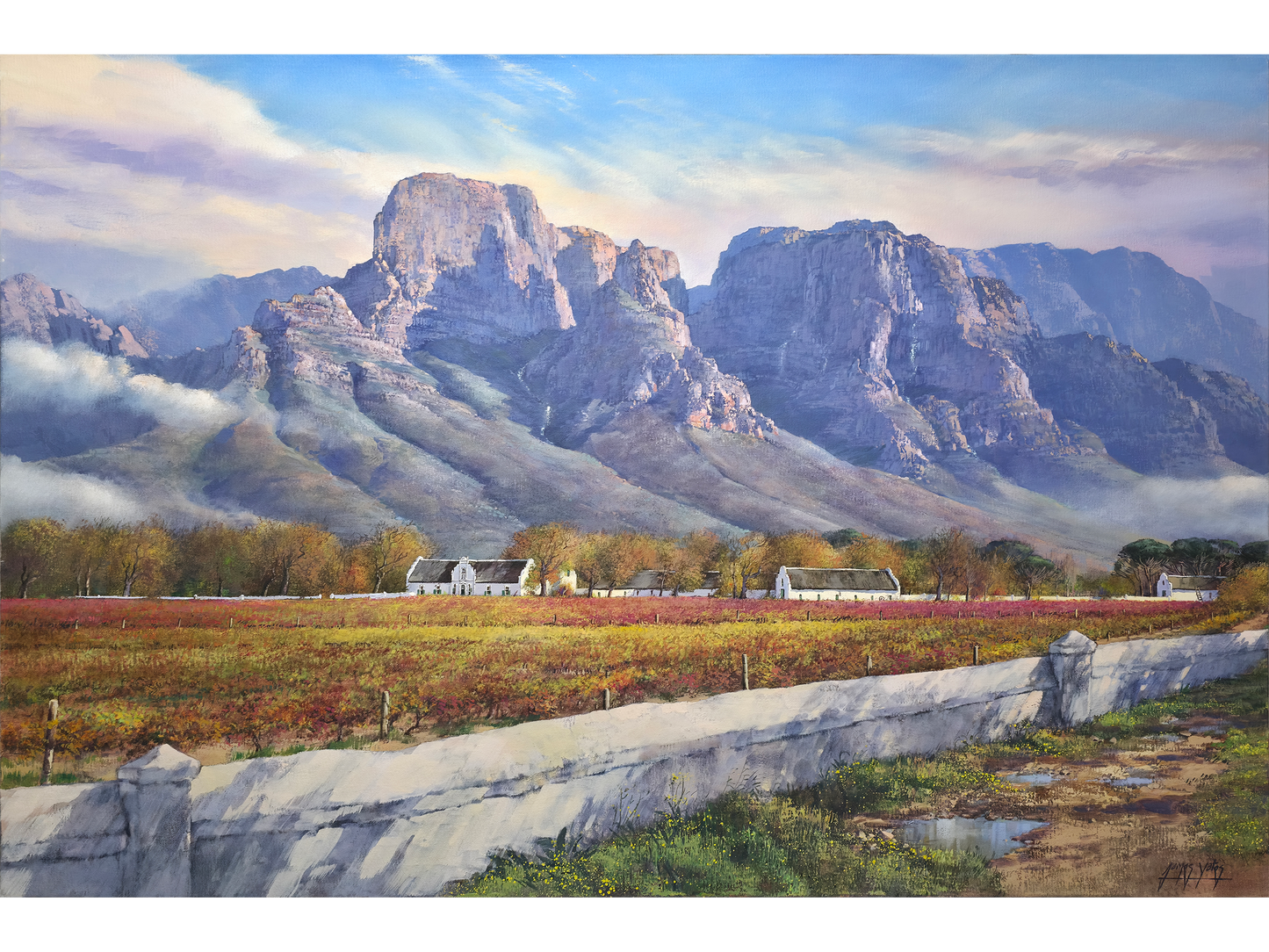 'After the rain, Boschendal' - James Yates