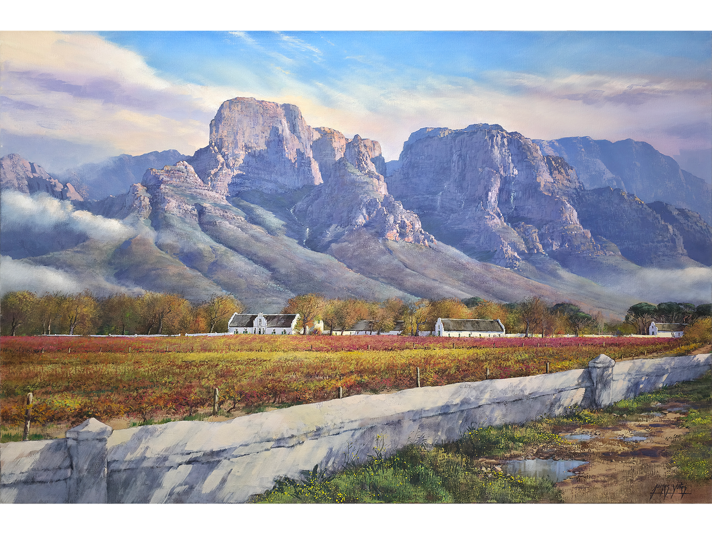'After the rain, Boschendal' - James Yates