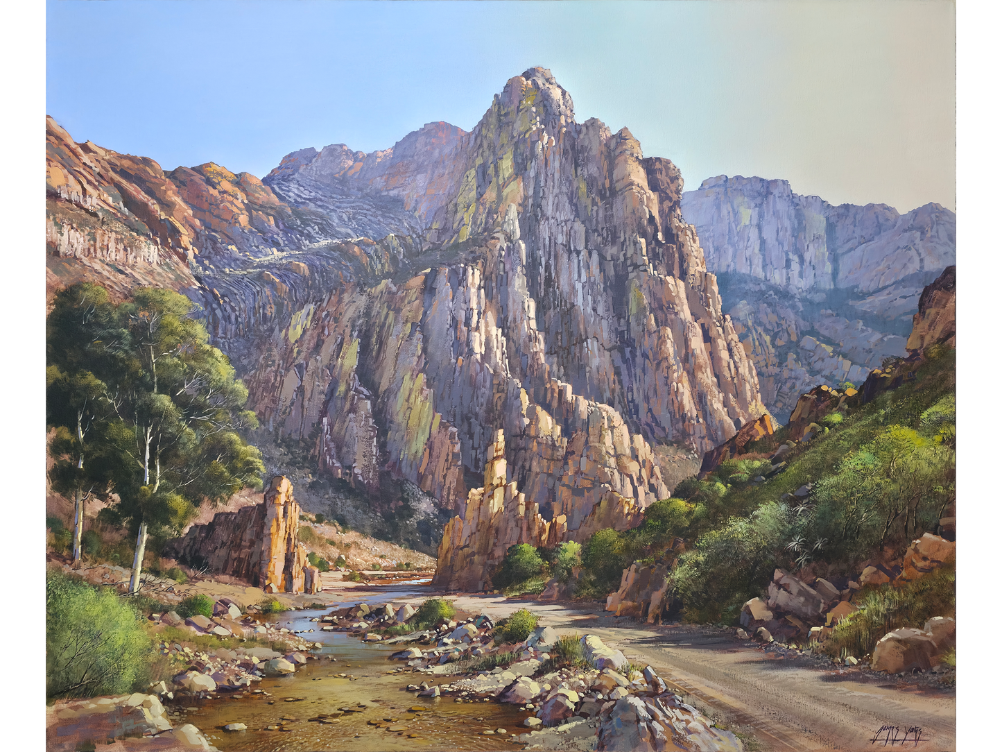 'Vertical Strata at Eerste Water, Swartberg Pass ' - James Yates