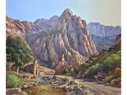 'Vertical Strata at Eerste Water, Swartberg Pass ' - James Yates