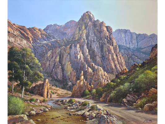'Vertical Strata at Eerste Water, Swartberg Pass ' - James Yates