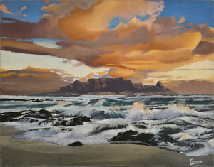 'Sunset, Table Bay' - Mike Forrester