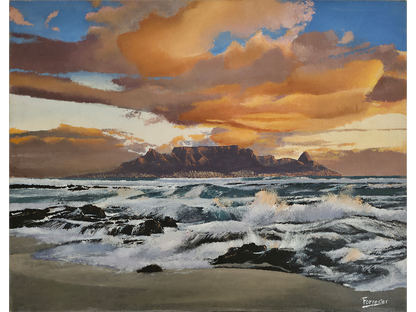 'Sunset, Table Bay' - Mike Forrester