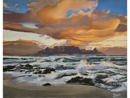 'Sunset, Table Bay' - Mike Forrester