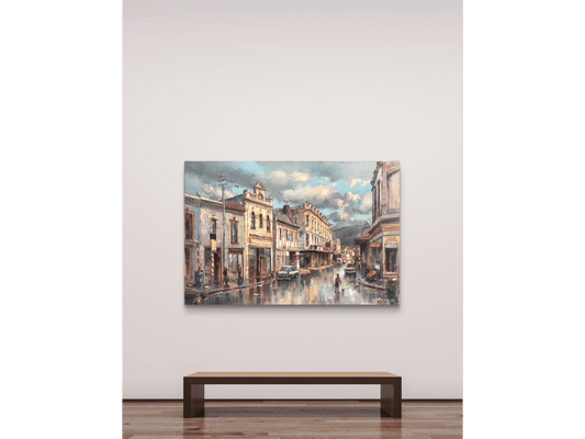 'Wet day in Hanover Street' - James Yates