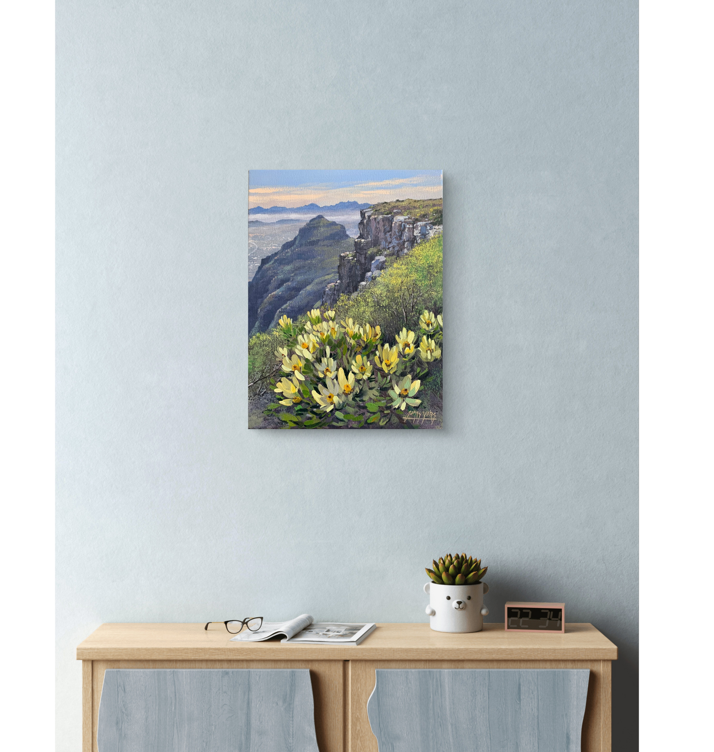 'Proteas, Table Mountain' - James Yates
