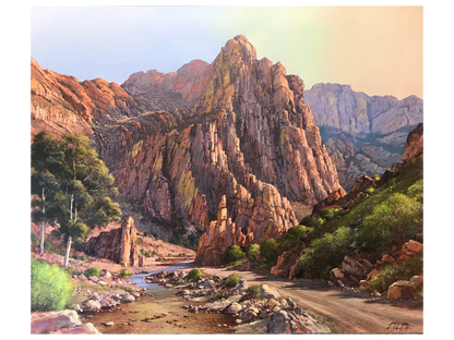 'Vertical Strata at Eerste Water, Swartberg Pass ' - James Yates