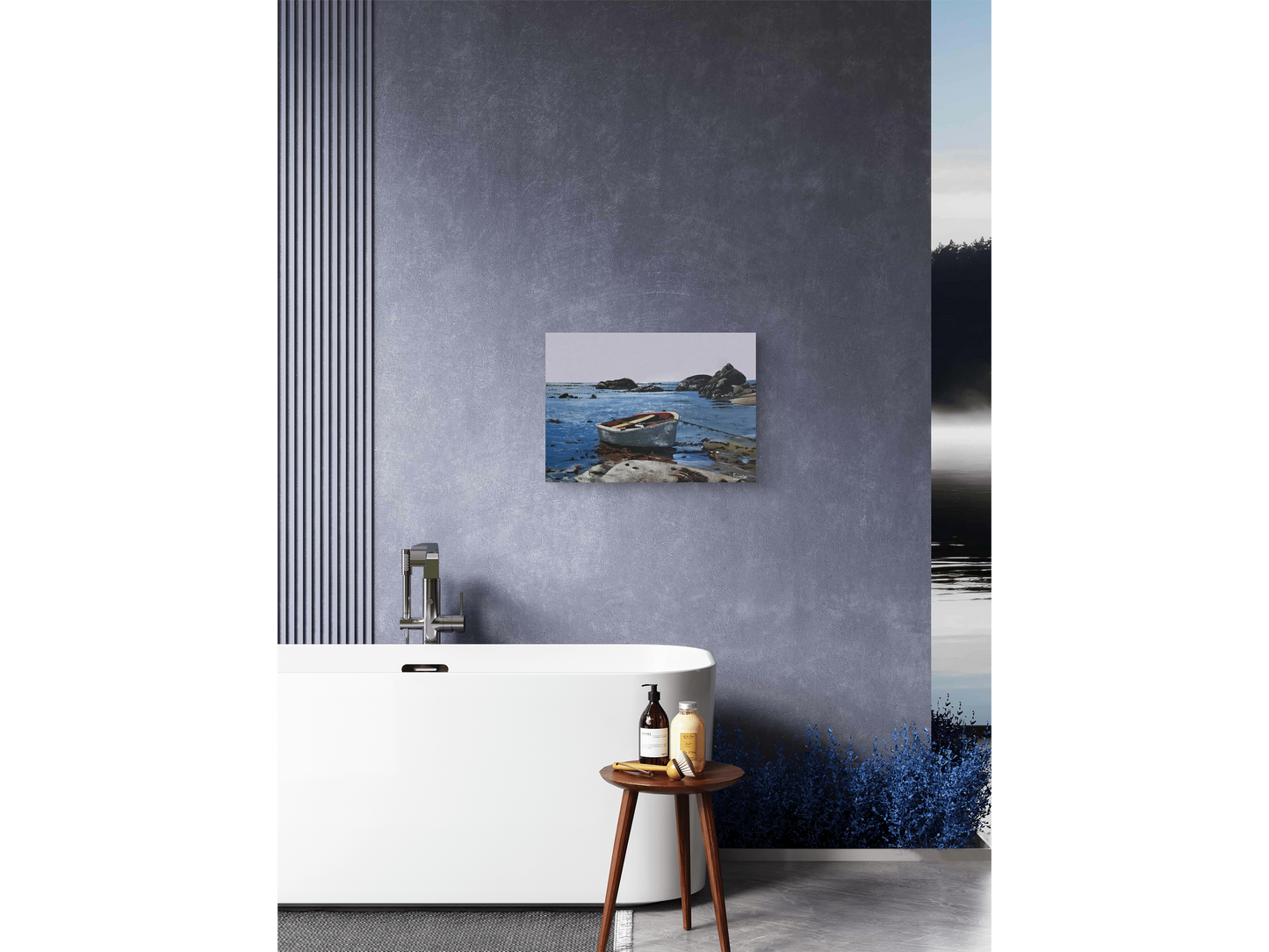 'Fishing boat on West Coast beach' - Mike Forrester