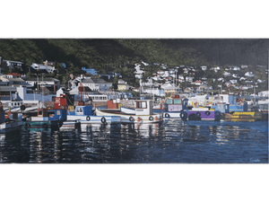 'Afternoon at Kalk Bay Harbour' - Mike Forrester