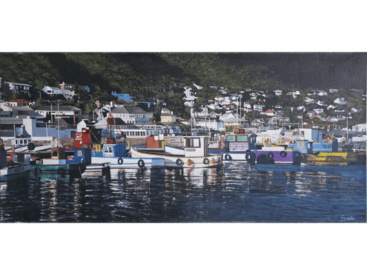 'Afternoon at Kalk Bay Harbour' - Mike Forrester