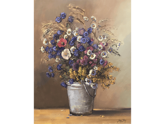 'Flowers in a bucket' - James Yates