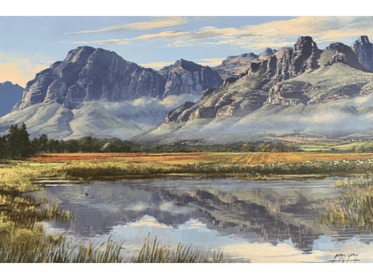 'Morning light on Du Toits kloof' - James Yates