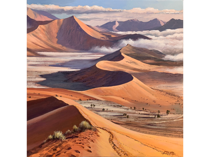 'Sea mist at Sossusvlei, Namibia' - James Yates