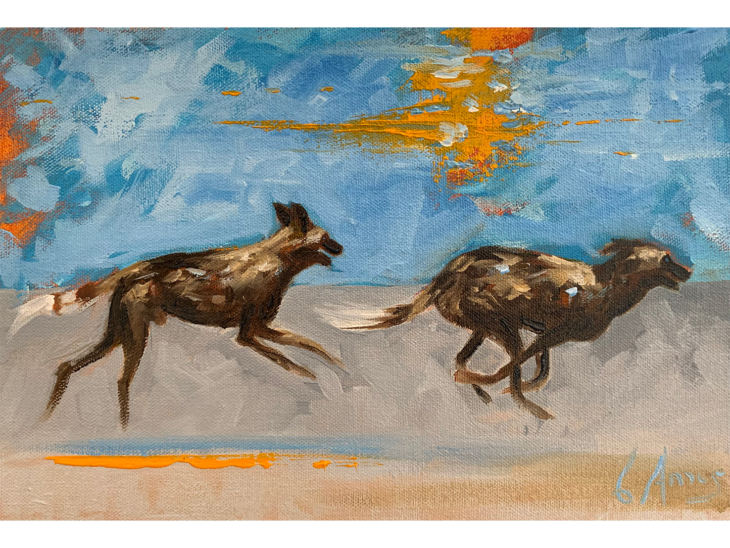 'Pursuit' - Charles Amos