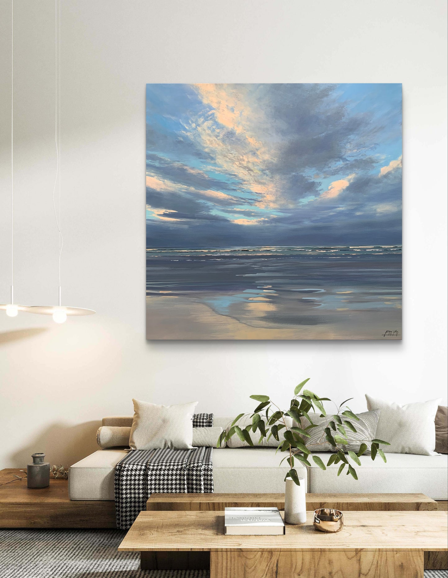 'Low Tide on Fish Hoek Beach' - James Yates