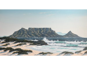 'Table Mountain, viewed from Bloubergstrand' - Gareth Munro