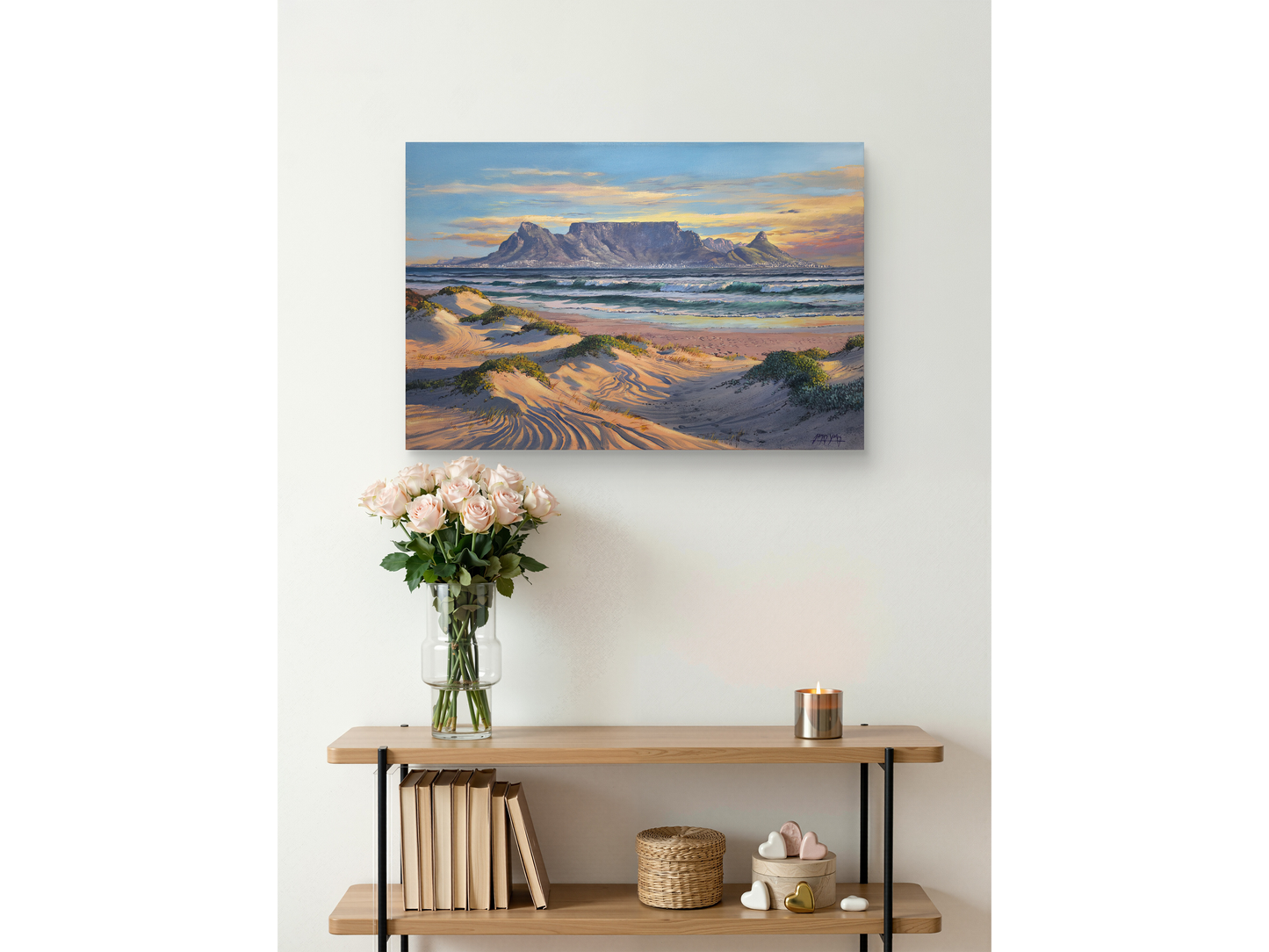 'Evening Light on Table Mountain' - James Yates
