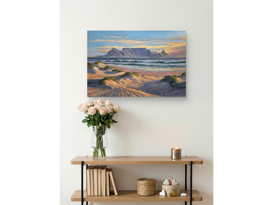 'Evening Light on Table Mountain' - James Yates