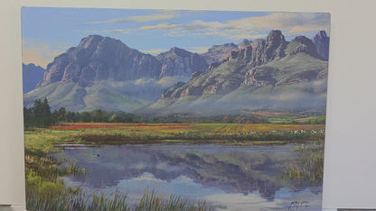 'Morning light on Du Toits kloof' - James Yates