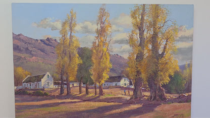 'Golden Poplars at Wupperthal' - James Yates
