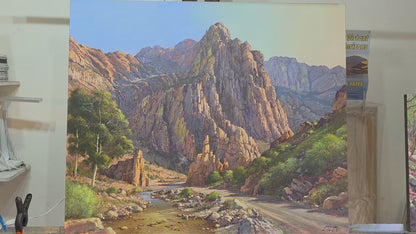 'Vertical Strata at Eerste Water, Swartberg Pass ' - James Yates